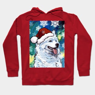 Samoyed Santa Hoodie